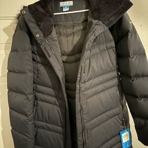 Columbia Black Down Jacket NWT